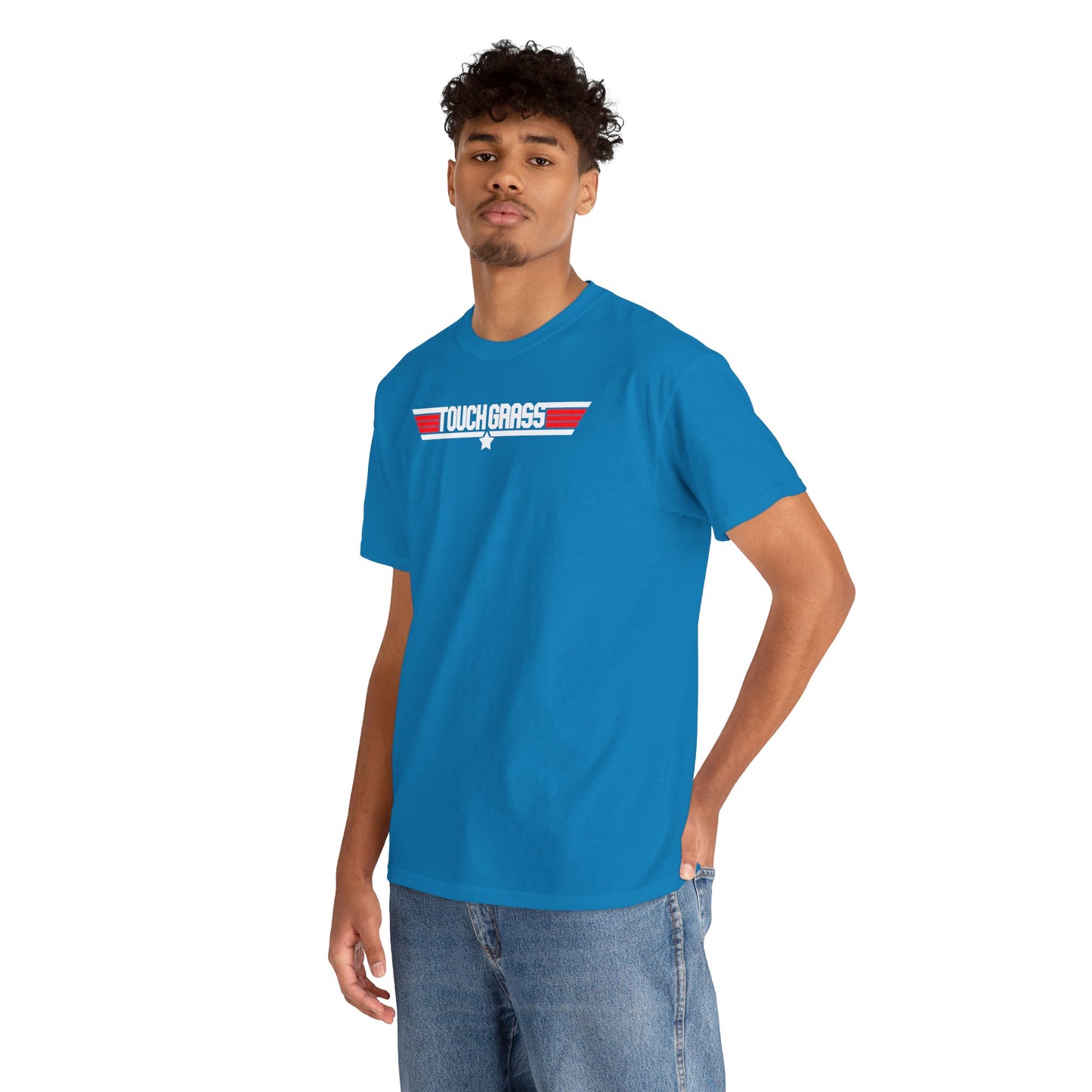 TOUCH GRASS Unisex Heavy Cotton Tee