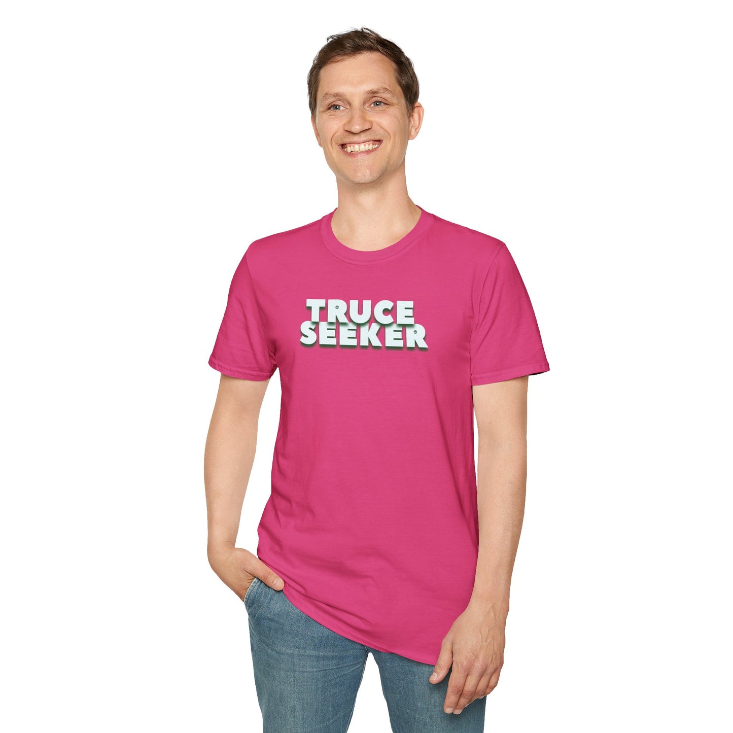 TRUCE SEEKER Unisex Softstyle 100% Cotton T-Shirt