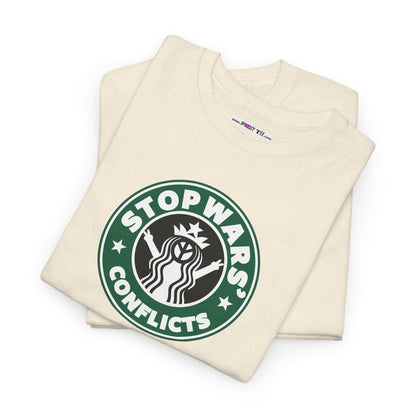 STOP WARS' CONFLICTS Unisex Heavy Cotton Tee