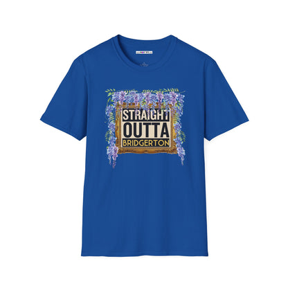 STRAIGHT OUTTA BRIDGERTON Unisex Softstyle 100% Cotton T-Shirt