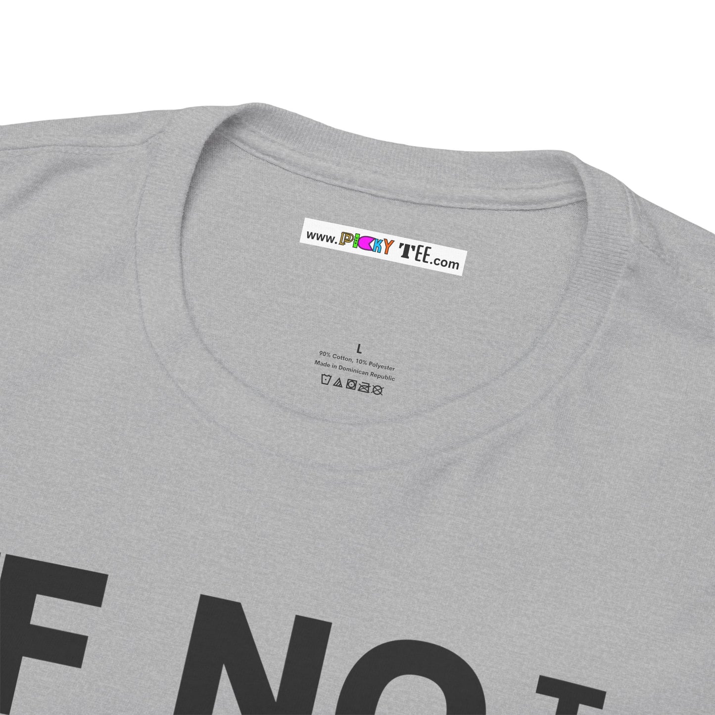 IF NOT NOW THEN WHEN Unisex Heavy Cotton Tee