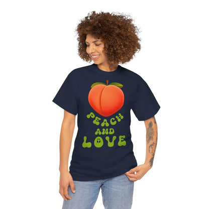 PEACH AND LOVE Unisex Heavy Cotton Tee