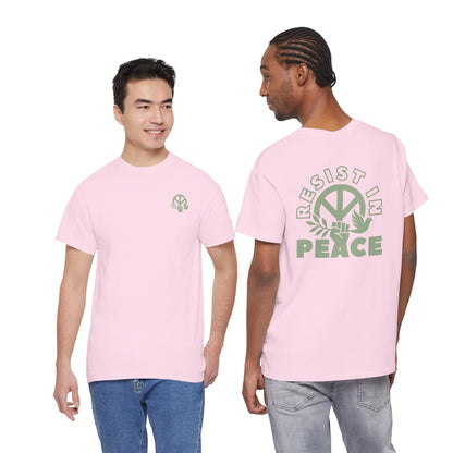 RESIST IN PEACE Unisex Heavy Cotton Tee