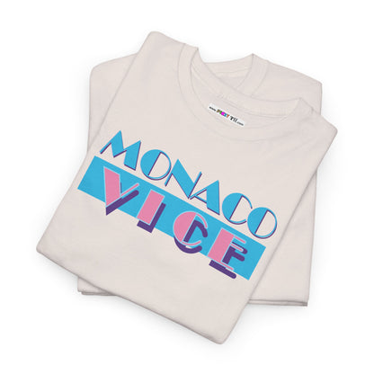 MONACO VICE Unisex Heavy Cotton Tee