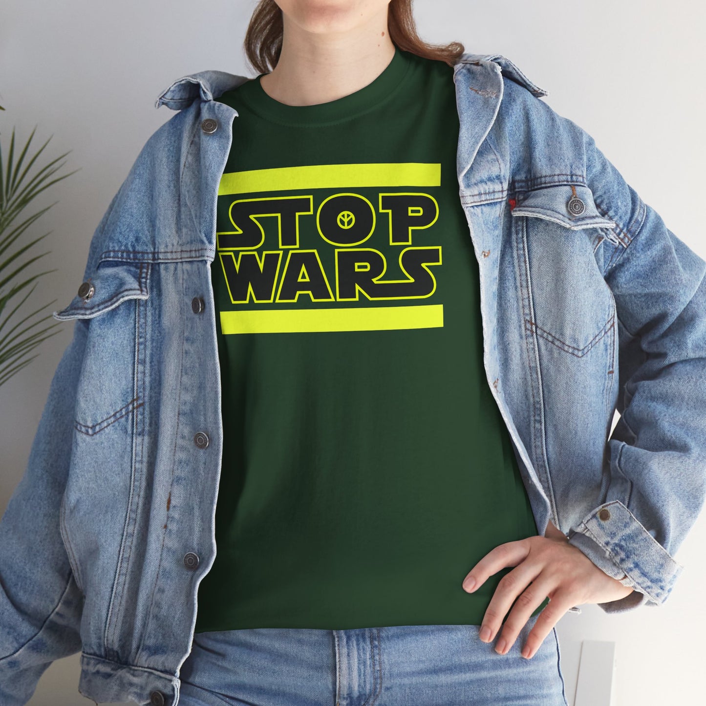STOP WARS Unisex Heavy Cotton Tee