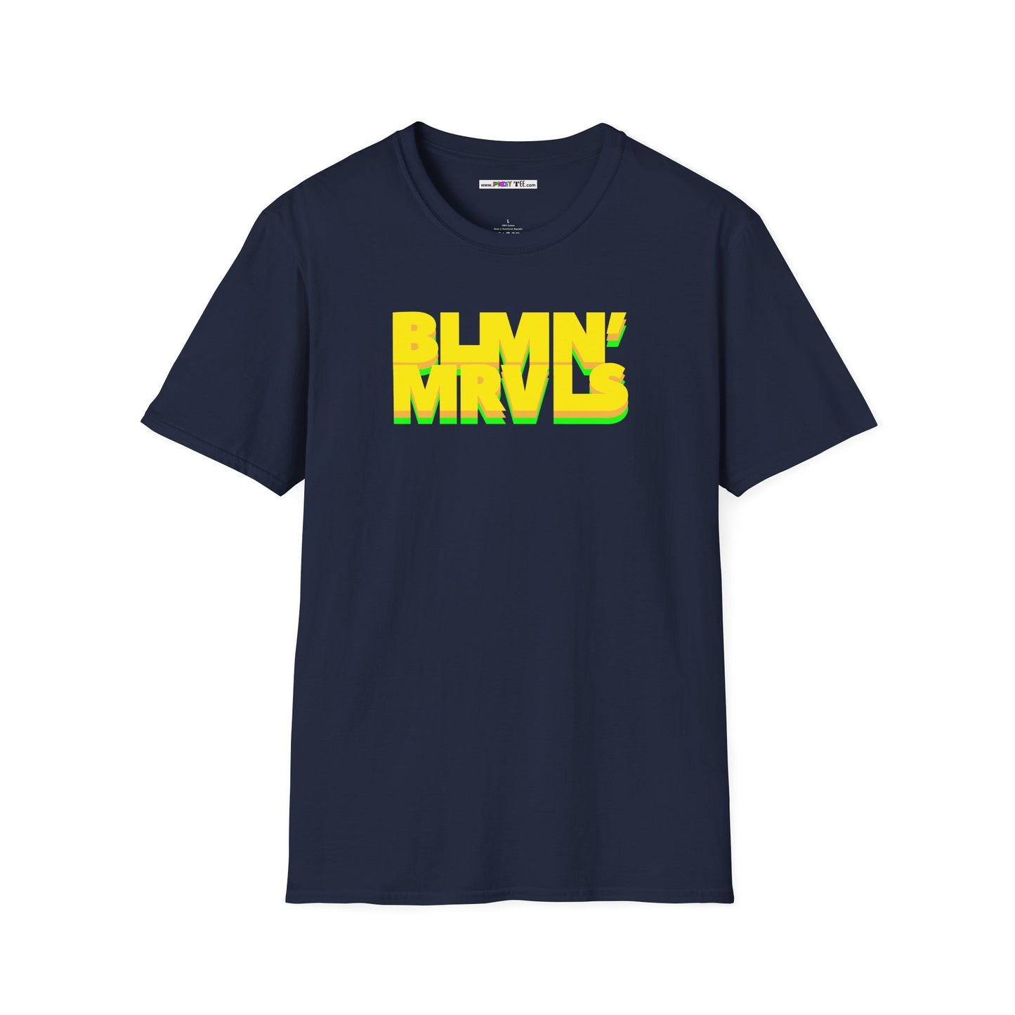 BLMN' MRVLS Unisex Softstyle 100% Cotton T-Shirt