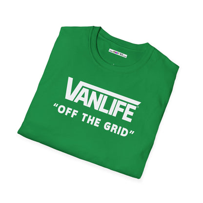 VANLIFE "OFF THE GRID". Unisex Softstyle 100% Cotton T-Shirt