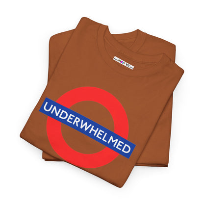 UNDERWHELMED Unisex Heavy Cotton Tee