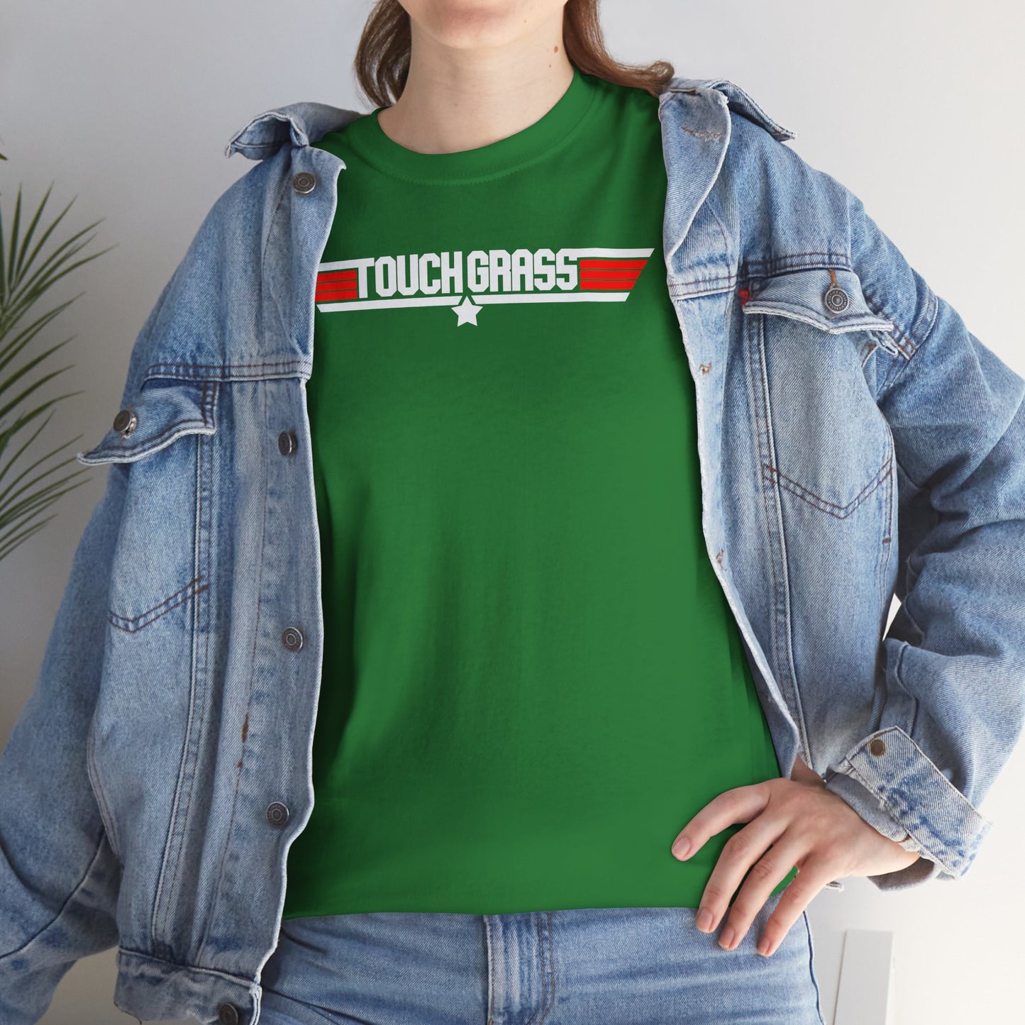 TOUCH GRASS Unisex Heavy Cotton Tee