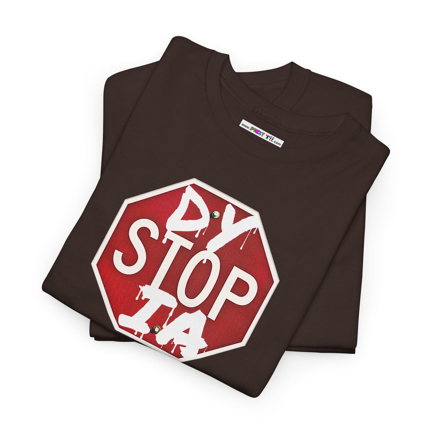 STOP DYSTOPIA Unisex Heavy Cotton Tee