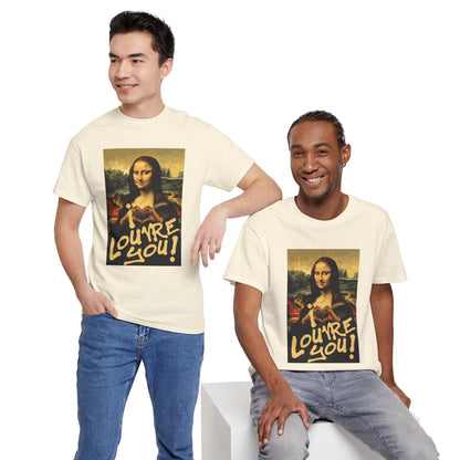 I LOUVRE YOU! Unisex Heavy Cotton Tee