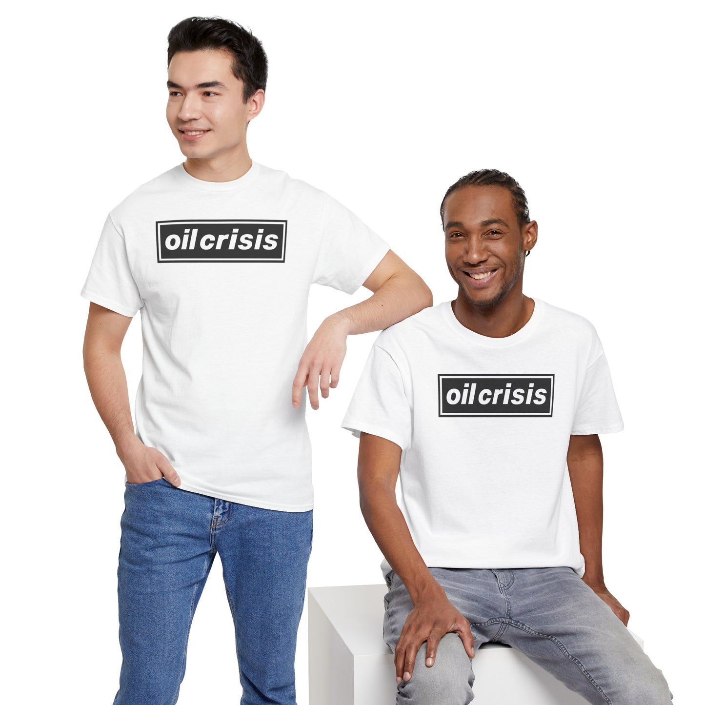 oil crisis/Foil THE crisis Unisex Heavy Cotton Tee