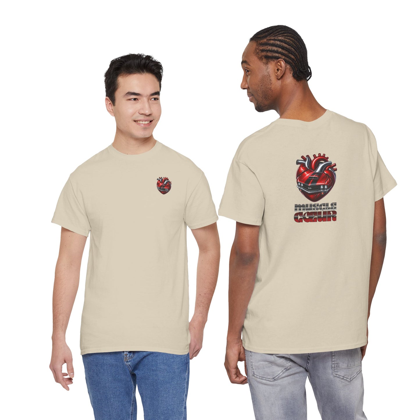 MUSCLE CŒUR Unisex Heavy Cotton Tee
