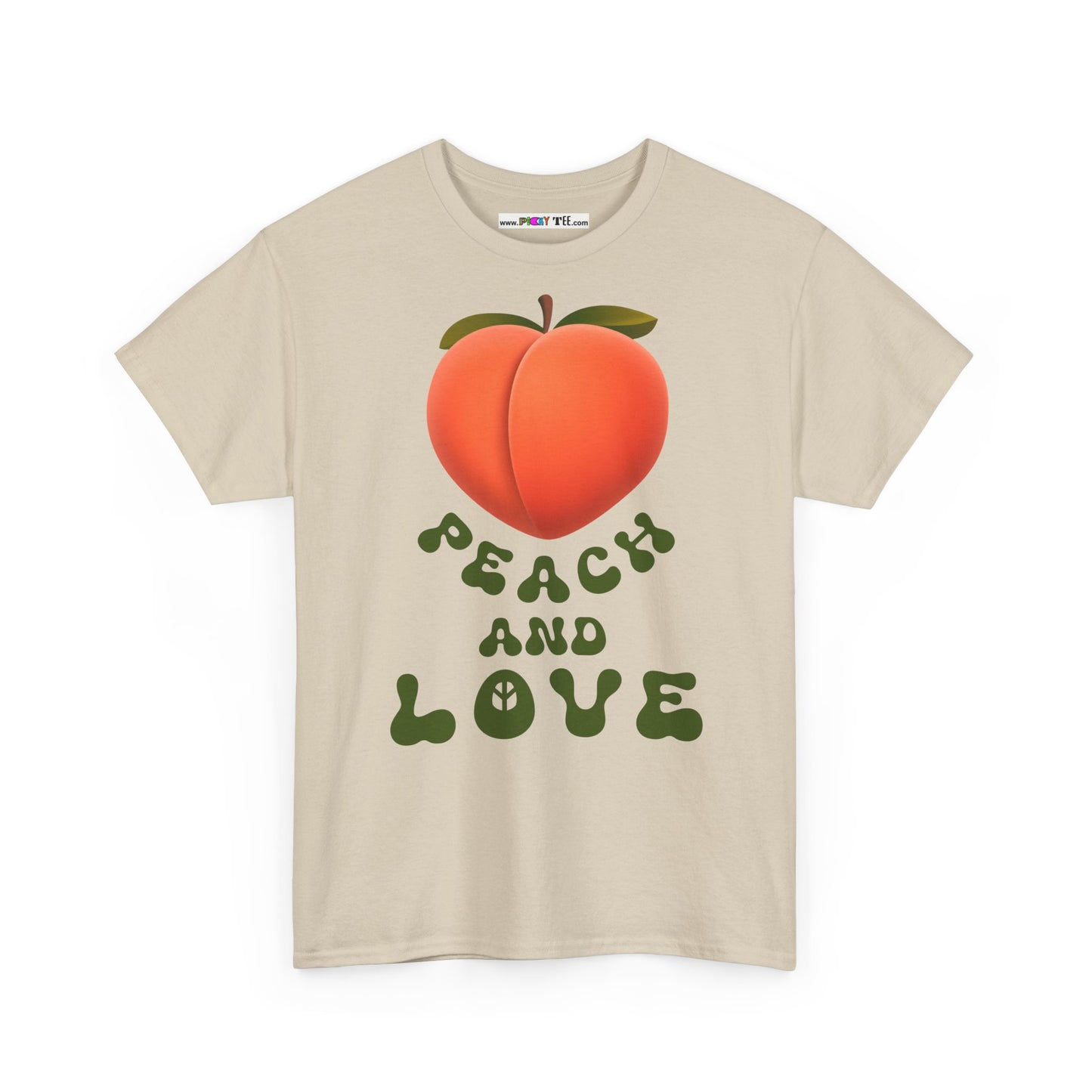 PEACH AND LOVE Unisex Heavy Cotton Tee