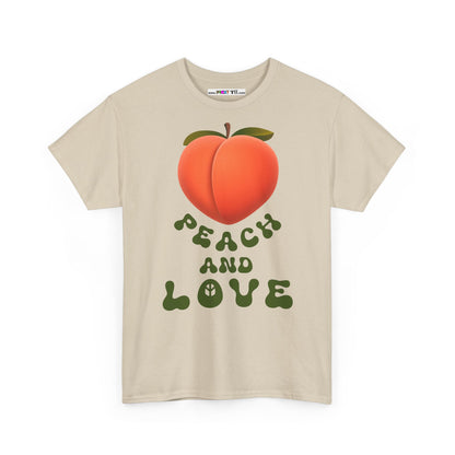 PEACH AND LOVE Unisex Heavy Cotton Tee