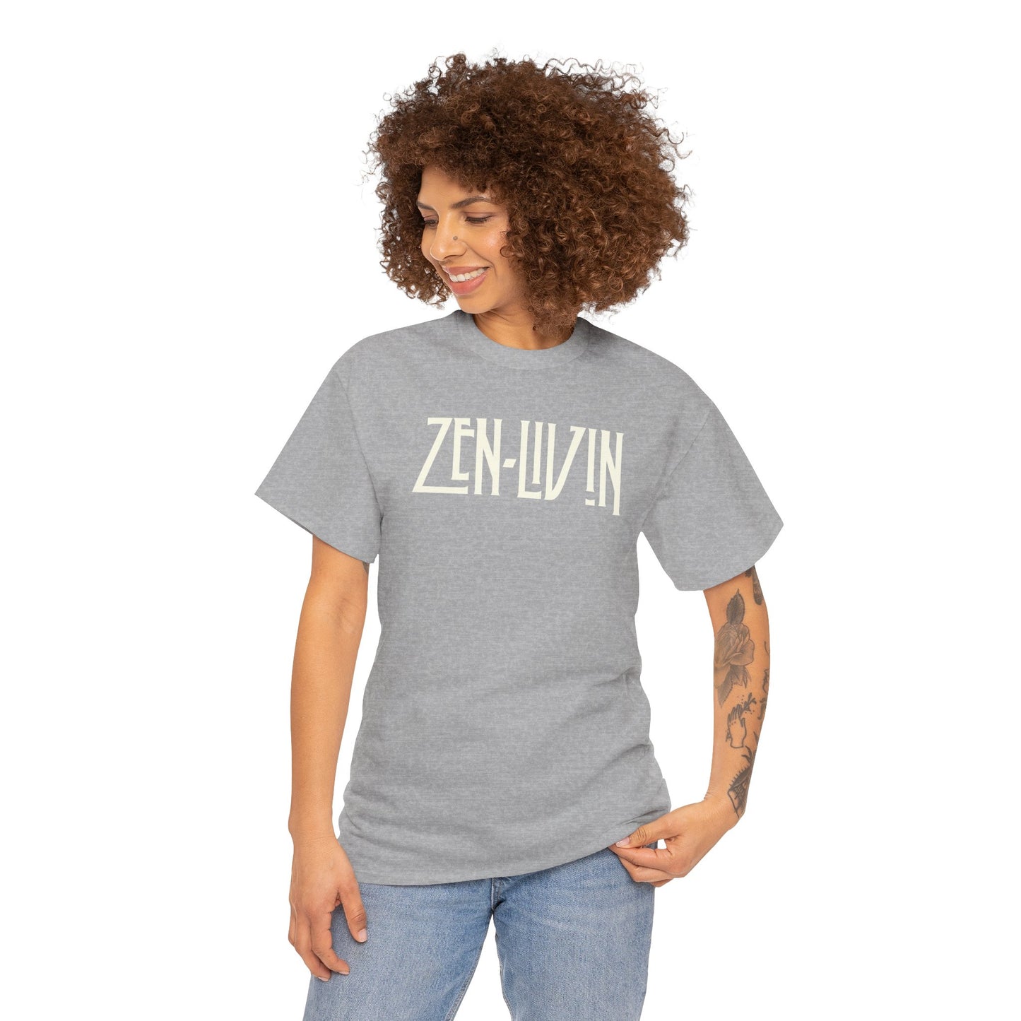 ZEN LIVIN Unisex Heavy Cotton Tee