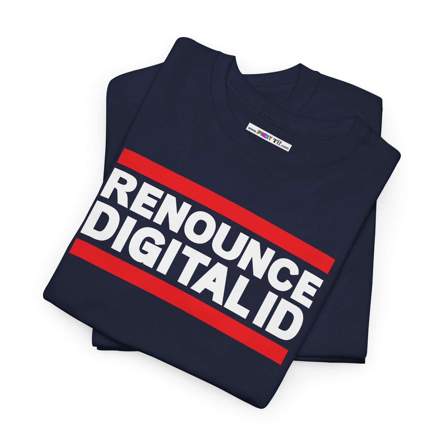 RENOUNCE DIGITAL ID Unisex Heavy Cotton Tee