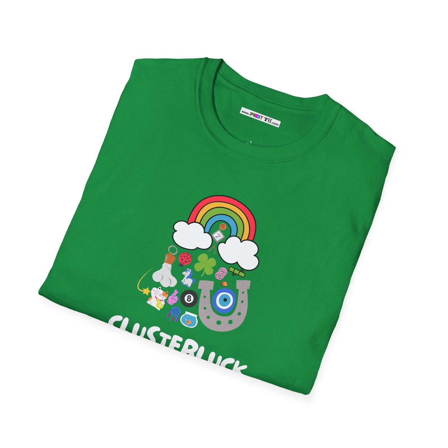 CLUSTERLUCK Unisex Softstyle 100% Cotton T-Shirt