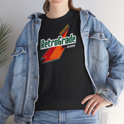 MERCURY RETROGRADE, SHIT HAPPENS Unisex Heavy Cotton Tee