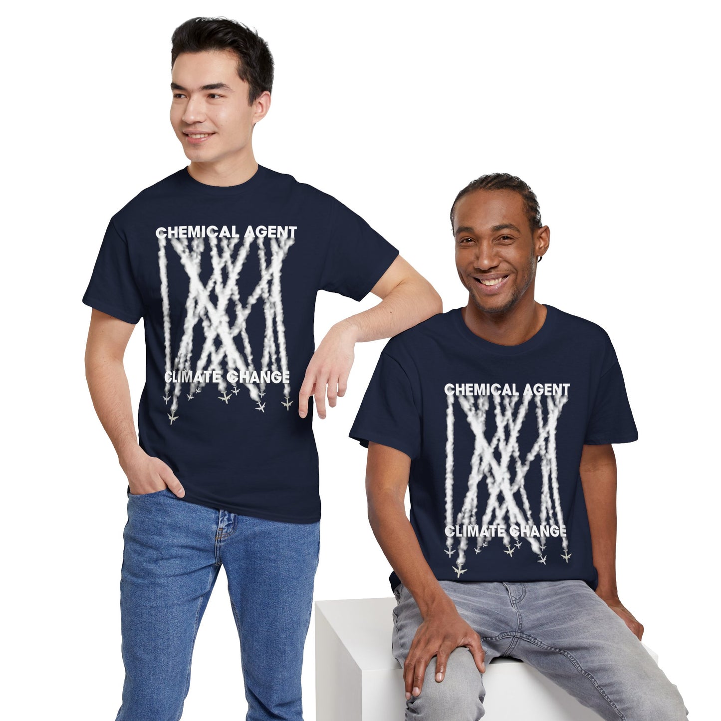 CHEMICAL AGENT/CLIMATE CHANGE Unisex Heavy Cotton Tee