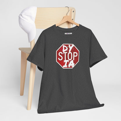 STOP DYSTOPIA Unisex Heavy Cotton Tee