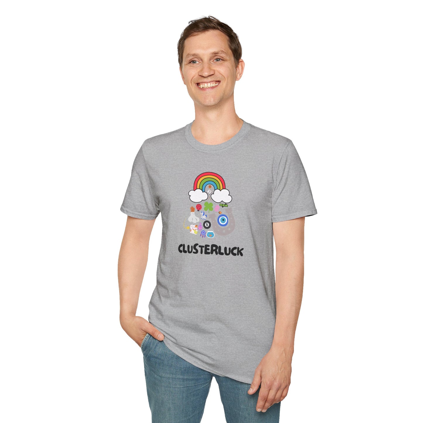 CLUSTERLUCK Unisex Softstyle 100% Cotton T-Shirt