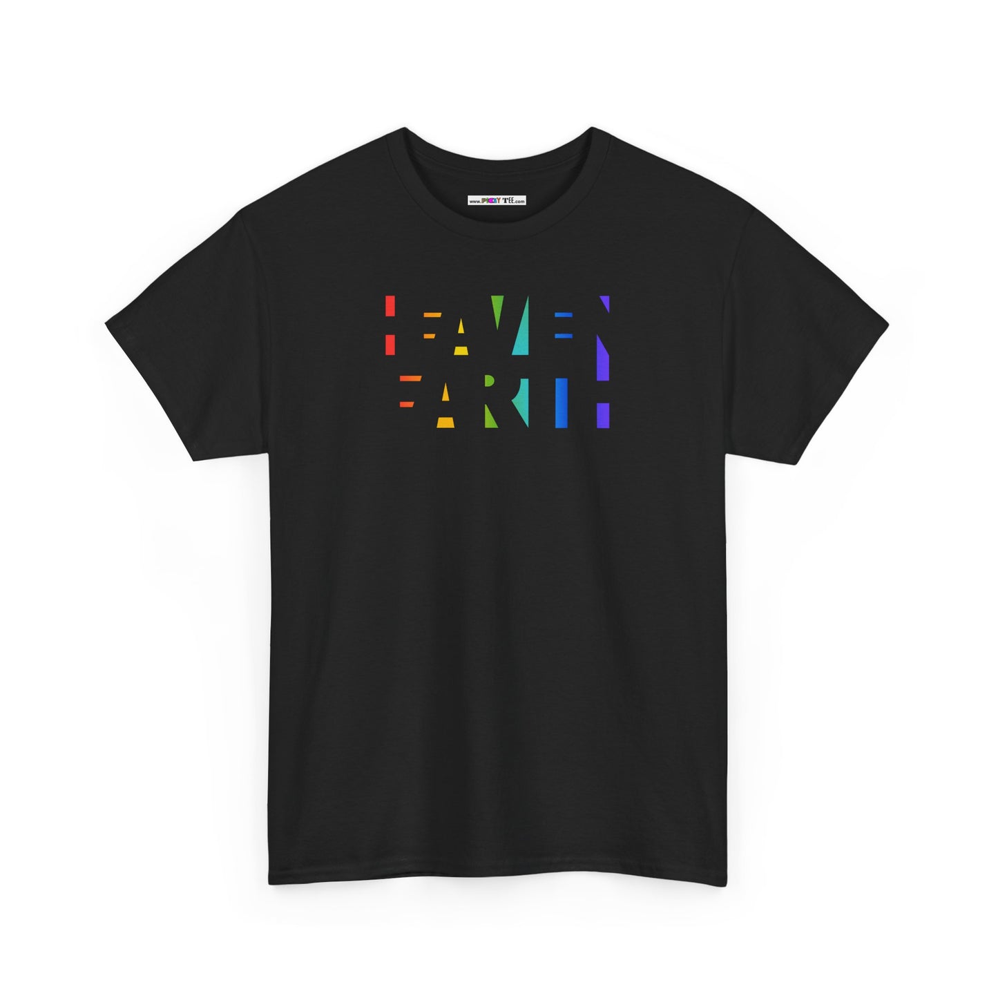 HEAVEN ON EARTH Unisex Heavy Cotton Tee — here now.