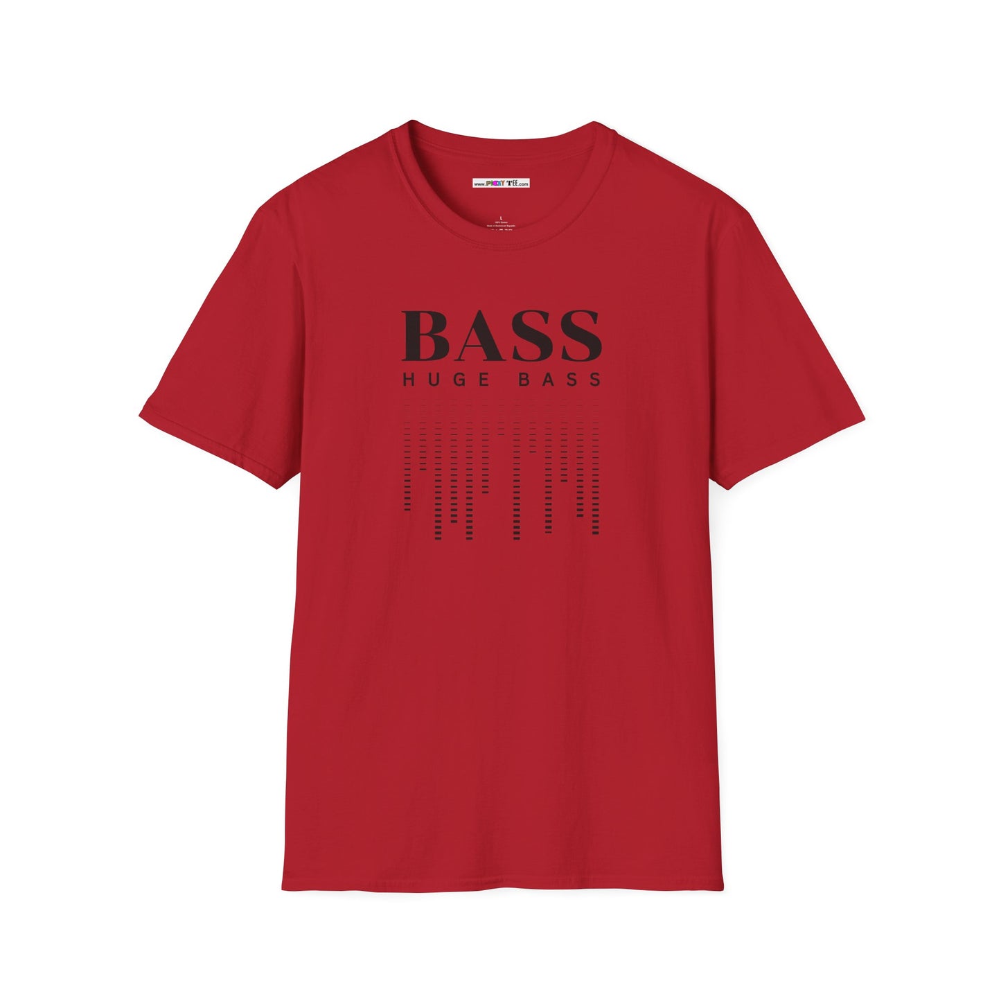 BASS HUGE BASS Unisex Softstyle 100% Cotton T-Shirt