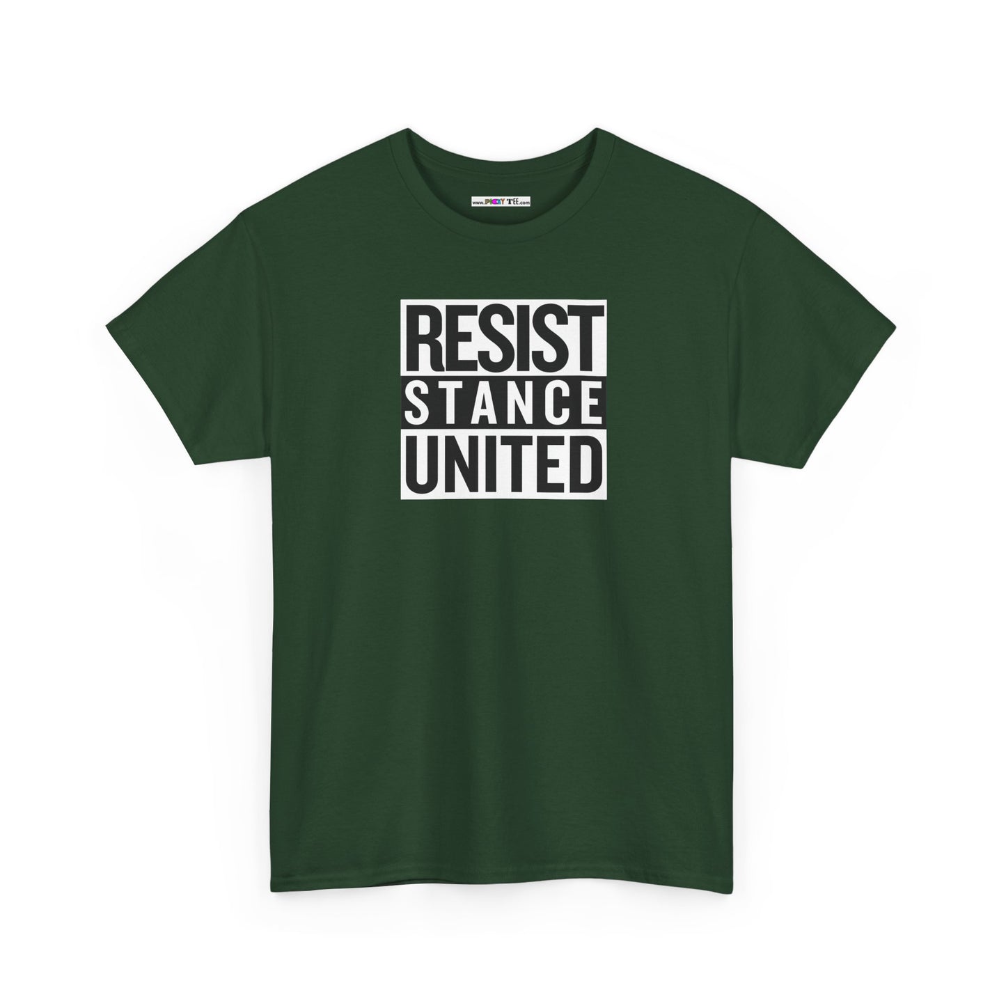 RESIST STANCE UNITED Unisex Heavy Cotton Tee