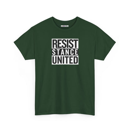 RESIST STANCE UNITED Unisex Heavy Cotton Tee