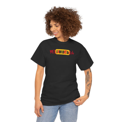 YES, IAMDATbitch Unisex Heavy Cotton Tee