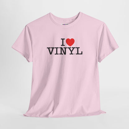 I ❤️ VINYL Unisex Heavy Cotton Tee