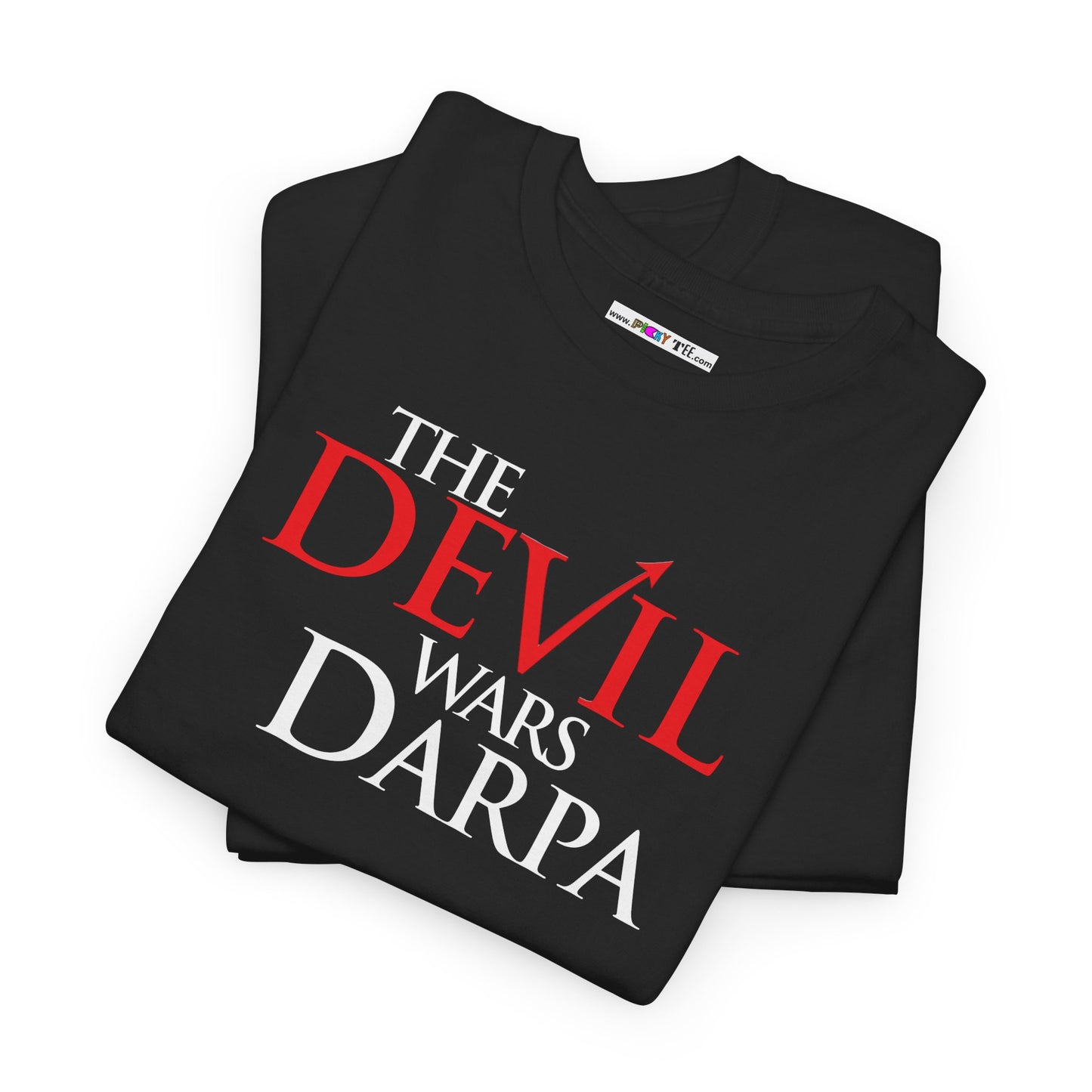 THE DEVIL WARS DARPA Unisex Heavy Cotton Tee