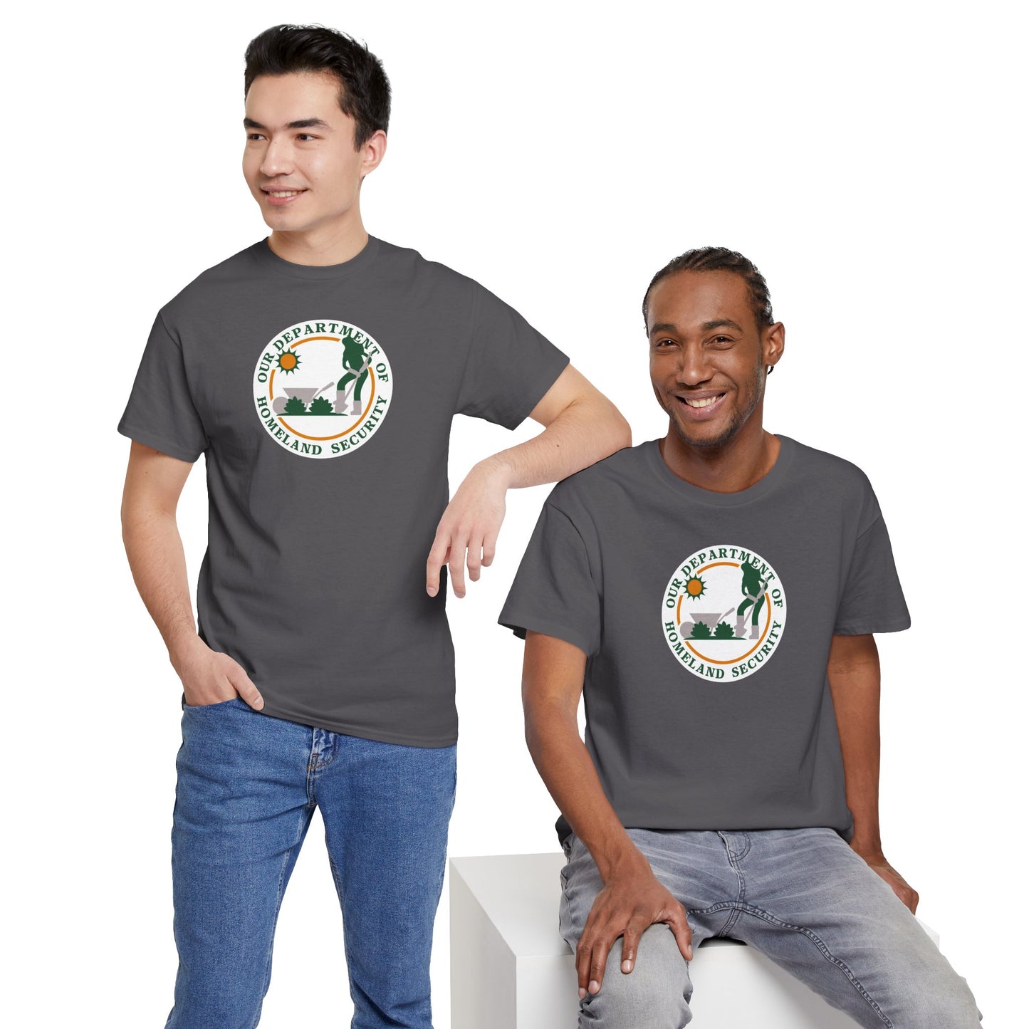 HOMELAND SECURITY (OUR DEPARTMENT OF) Unisex Heavy Cotton Tee