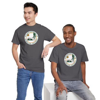 HOMELAND SECURITY (OUR DEPARTMENT OF) Unisex Heavy Cotton Tee