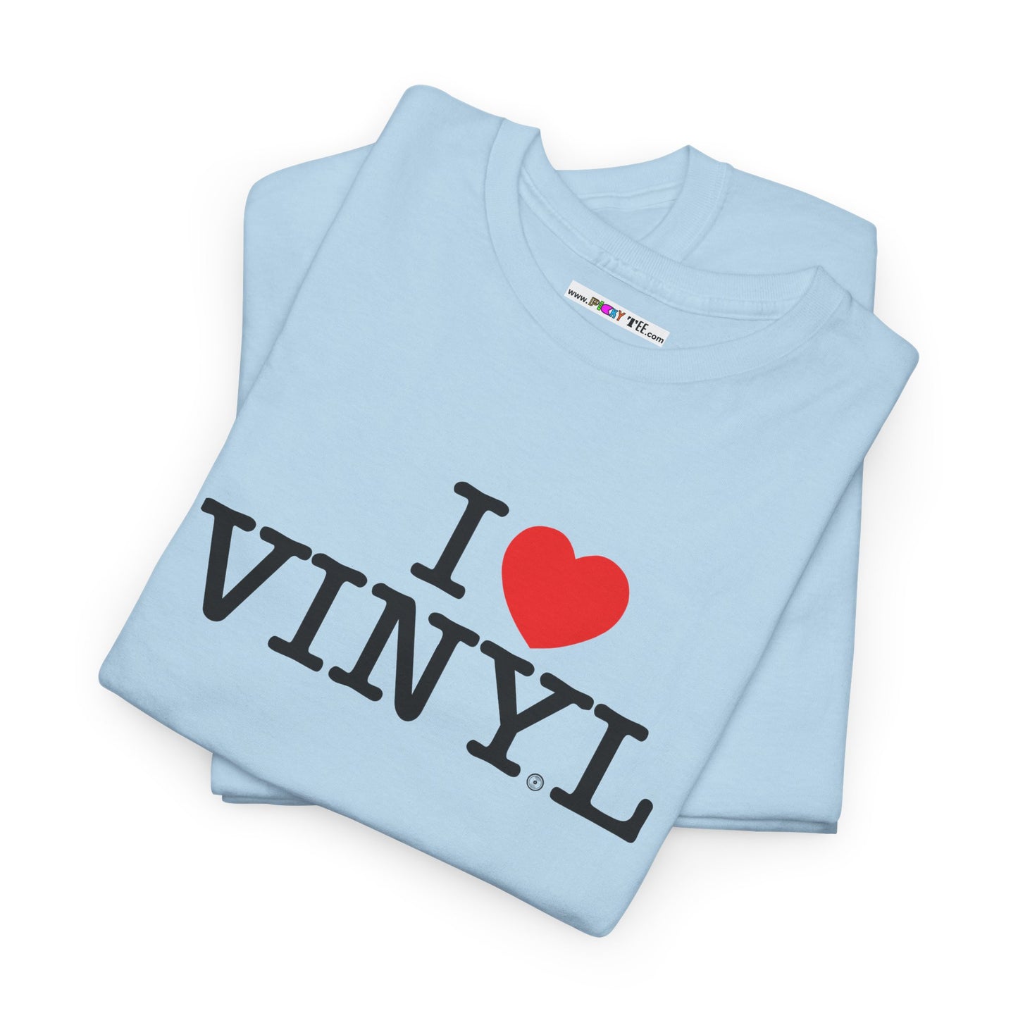 I ❤️ VINYL Unisex Heavy Cotton Tee