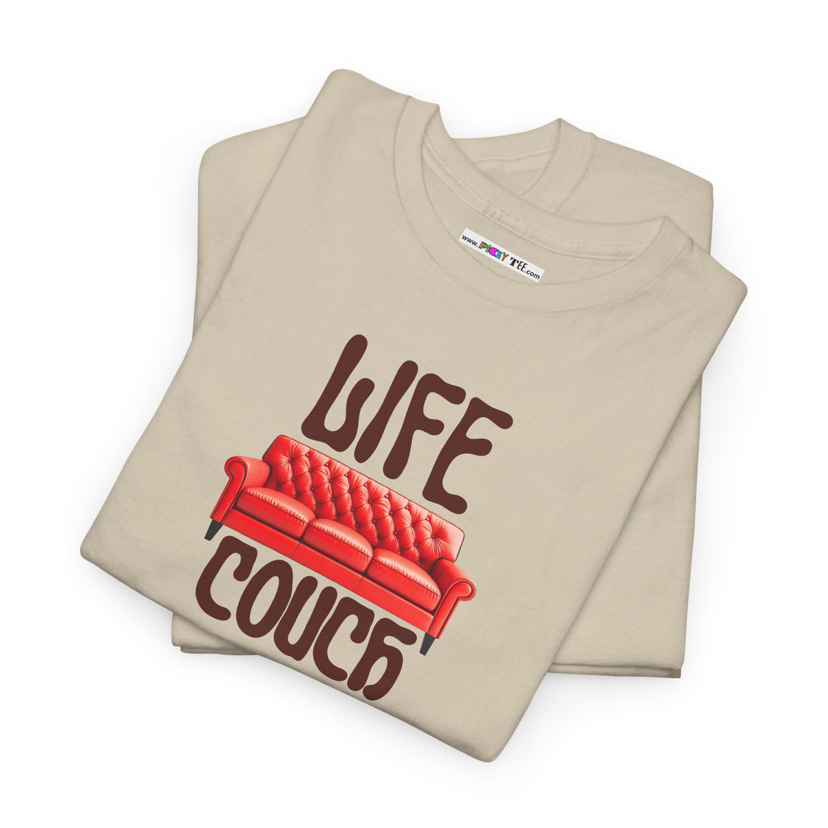 LIFE COUCH Unisex Heavy Cotton Tee
