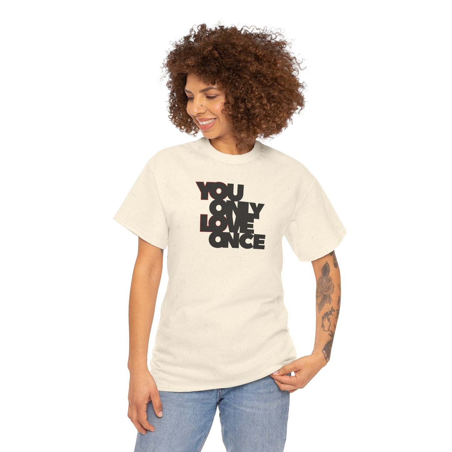YOLO - YOU ONLY LOVE ONCE Unisex Heavy Cotton Tee