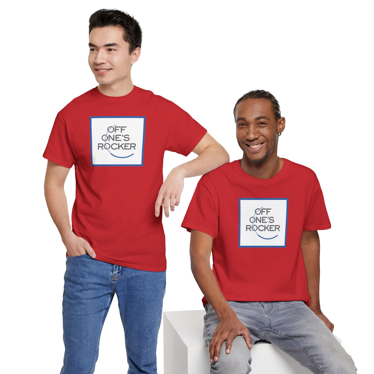 OFF ONE'S ROCKER Unisex Heavy Cotton Tee