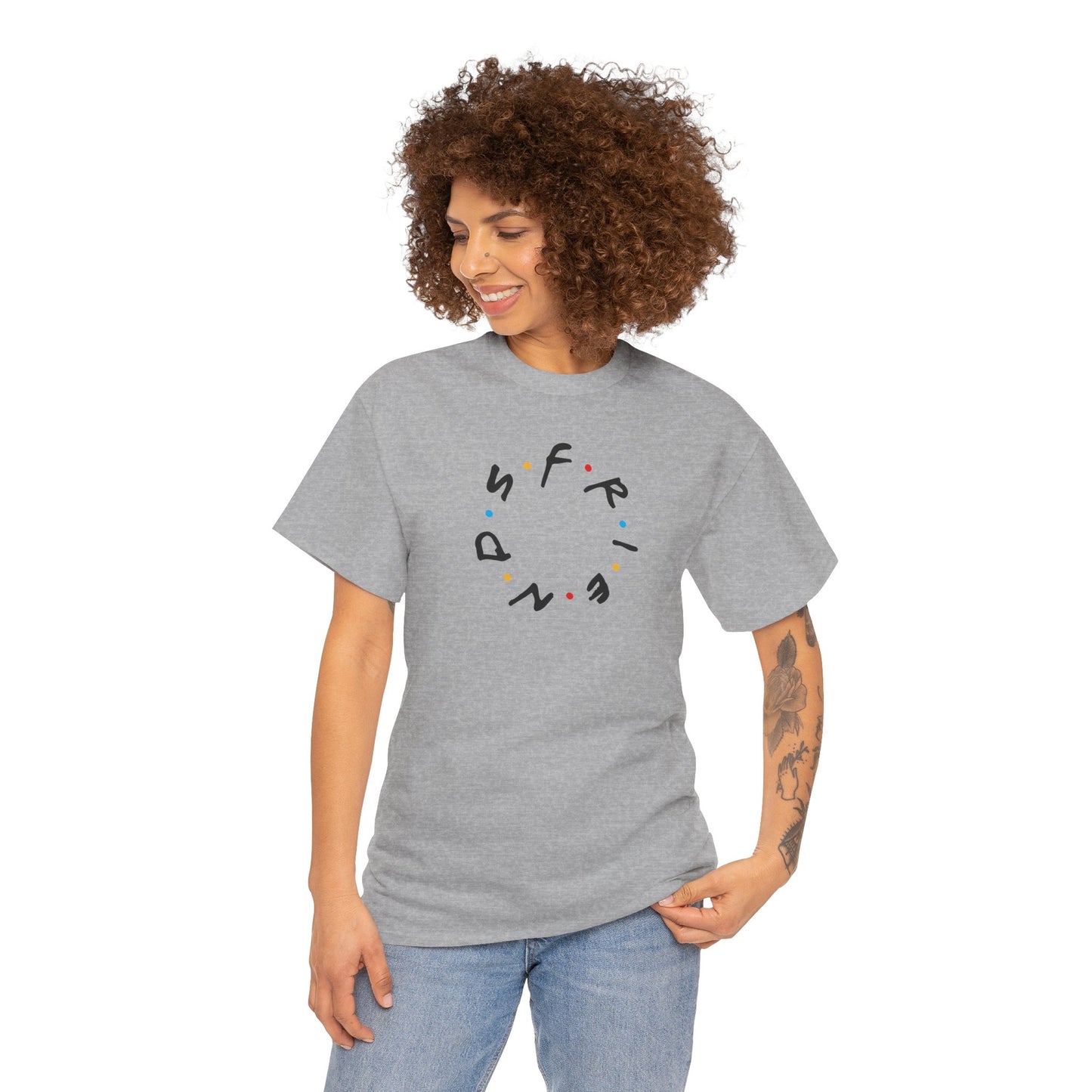 CIRCLE OF FRIENDS Unisex Heavy Cotton Tee