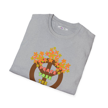 PEACE TREE TEE Unisex Softstyle 100% Cotton T-Shirt