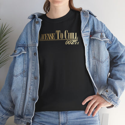 LICENSE TO CHILL 00Zzz Unisex Heavy Cotton Tee