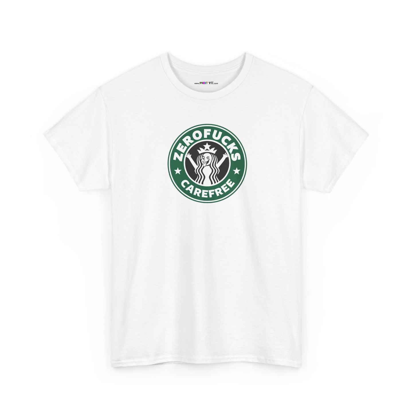 ZEROFUCKS CAREFREE Unisex Heavy Cotton Tee
