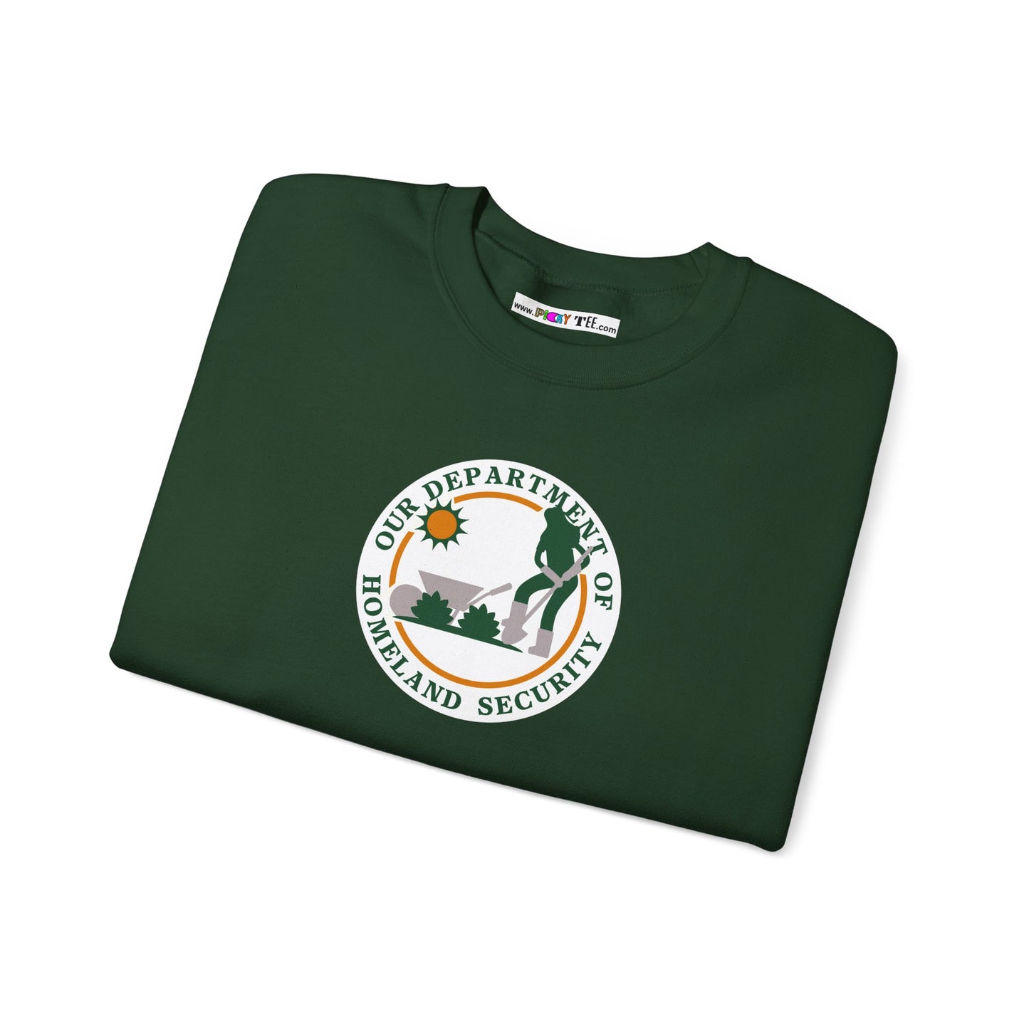 HOMELAND SECURITY (OUR DEPARTMENT OF)  Unisex Heavy Cotton Sweatshirt