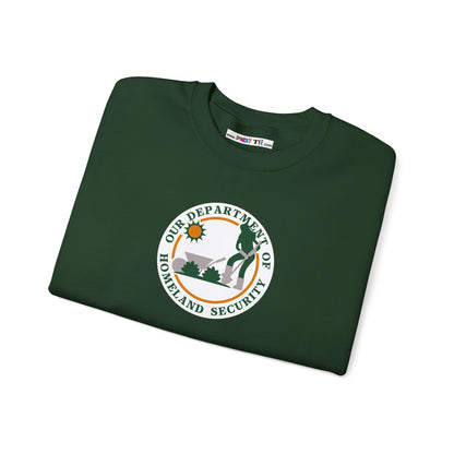 HOMELAND SECURITY (OUR DEPARTMENT OF)  Unisex Heavy Cotton Sweatshirt