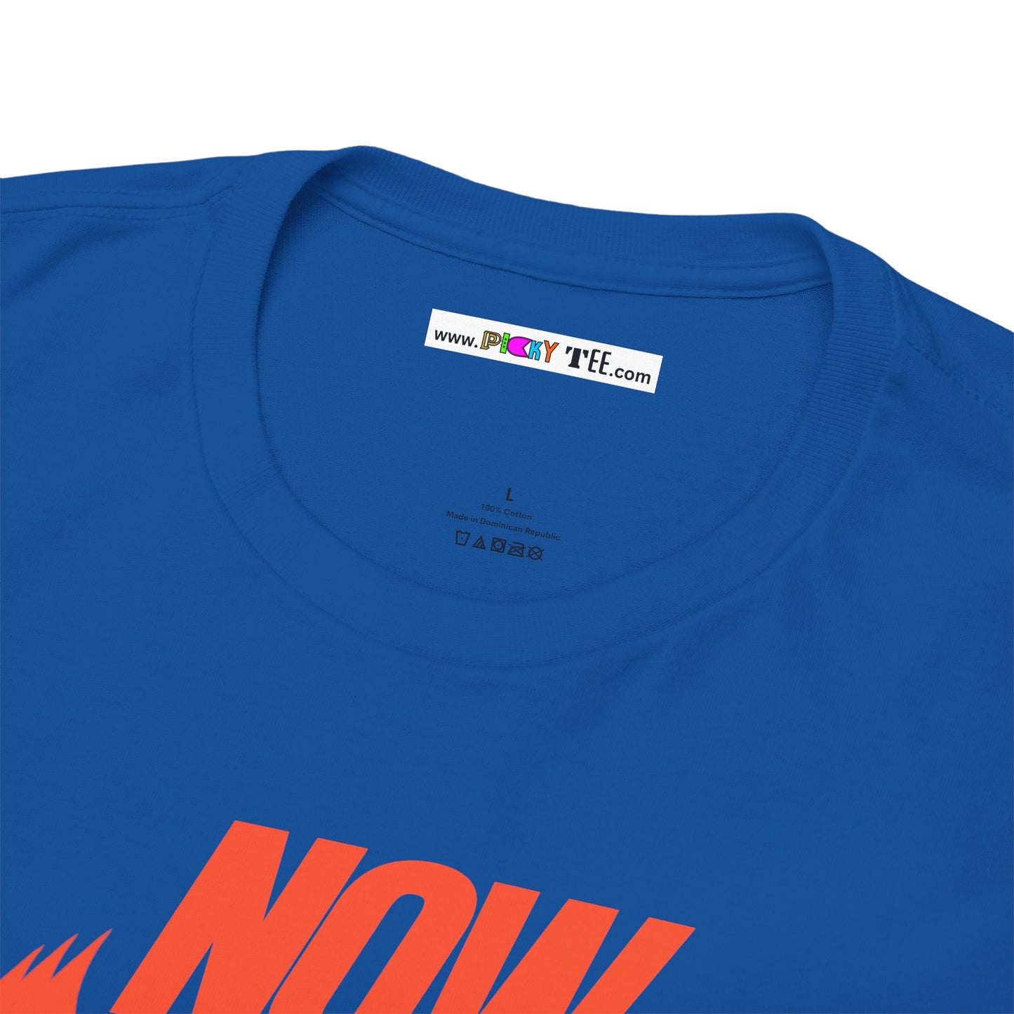 NOW JUST BE HERE Unisex Heavy Cotton Tee