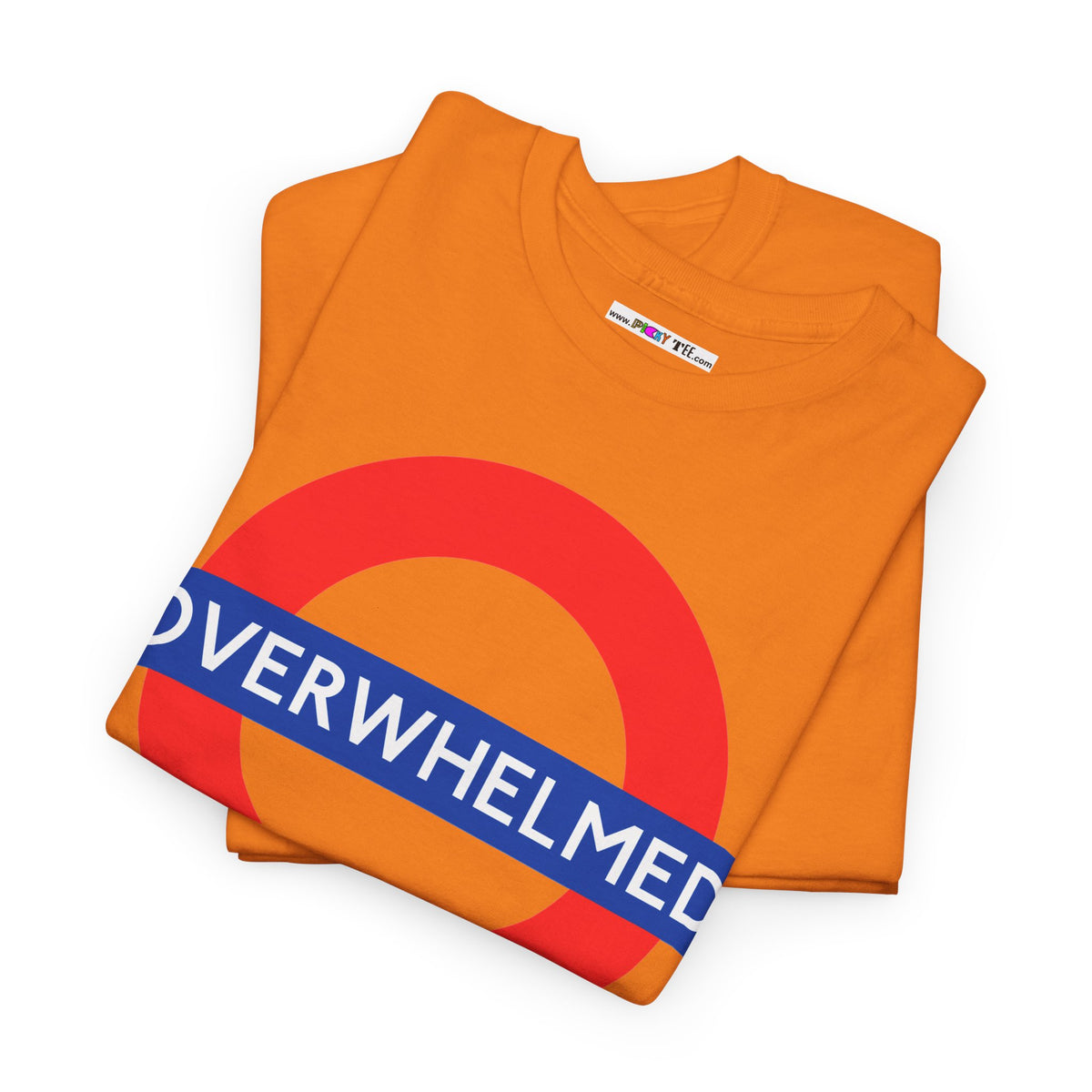 OVERWHELMED Unisex Heavy Cotton Tee