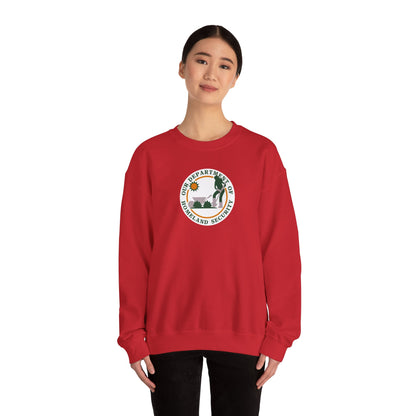 HOMELAND SECURITY (OUR DEPARTMENT OF)  Unisex Heavy Cotton Sweatshirt