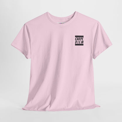 CARPE DIEM "I SEIZE DAY, PEOPLE" Unisex Heavy Cotton Tee