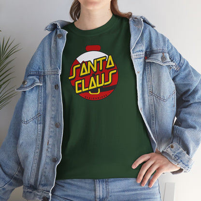 SANTA CLAUS SLEIGHRIDES Unisex Heavy Cotton Tee